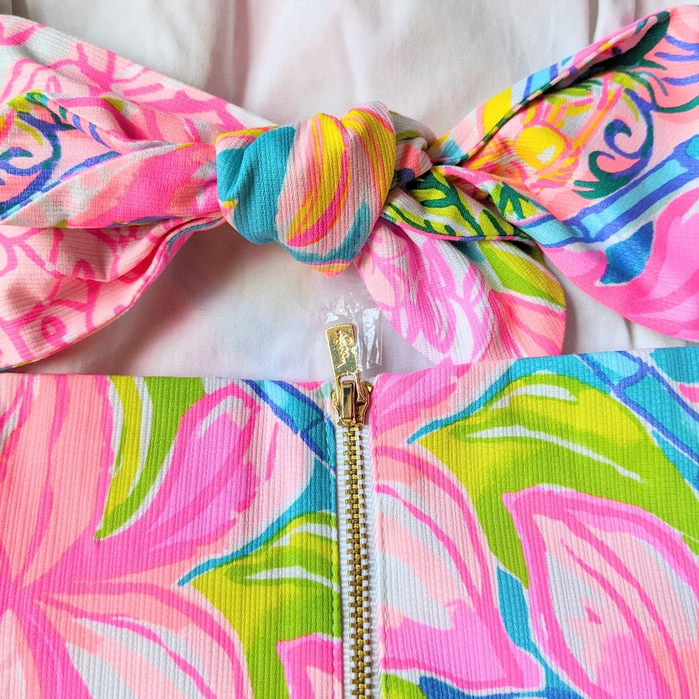Lilly Pulitzer Shelli stetch dress Size 4 - Picture 4 of 7